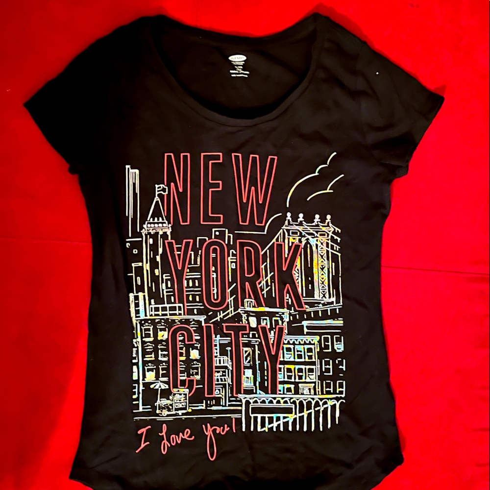 Old Navy girls black shirt XL (14).